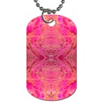 Pink Pour  Dog Tag (One Side)