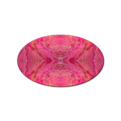 Pink Pour  Sticker Oval (100 pack) from ArtsNow.com Front