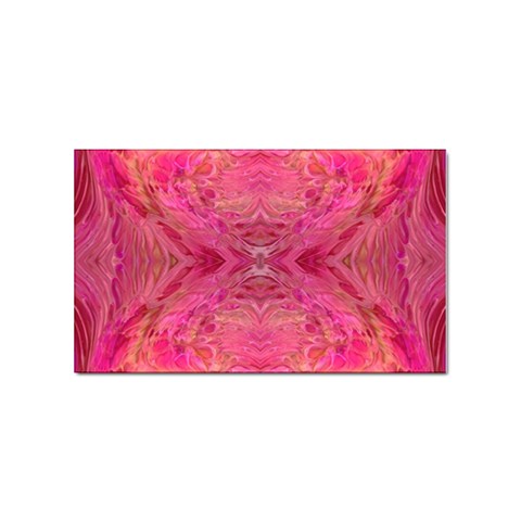 Pink Pour  Sticker Rectangular (100 pack) from ArtsNow.com Front