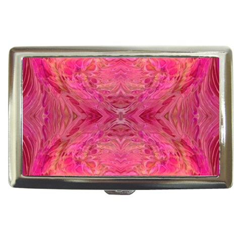 Pink Pour  Cigarette Money Case from ArtsNow.com Front