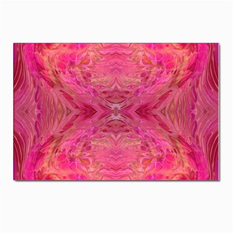 Pink Pour  Postcard 6 x 4  (Pkg of 10) from ArtsNow.com Front