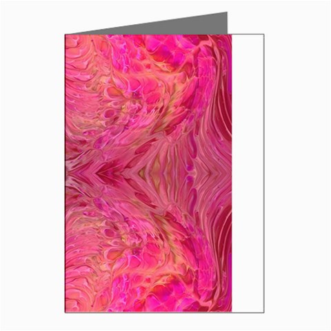Pink Pour  Greeting Cards (Pkg of 8) from ArtsNow.com Left