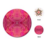 Pink Pour  Playing Cards Single Design (Round)