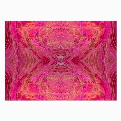 Pink Pour  Large Glasses Cloth (2 Sides) from ArtsNow.com Front