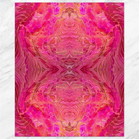 Pink Pour  Canvas 11  x 14  from ArtsNow.com 10.95 x13.48  Canvas - 1