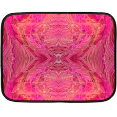 Pink Pour  35 x27  Two Sides Fleece Blanket (Mini) from ArtsNow.com 35 x27  Blanket Front