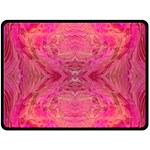 Pink Pour  80  x 56  Fleece Blanket (Large)
