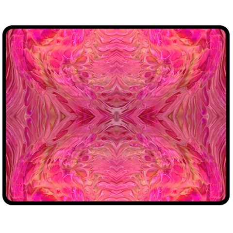 Pink Pour  60  x 50  Fleece Blanket (Medium) from ArtsNow.com 60 x50  Blanket Front