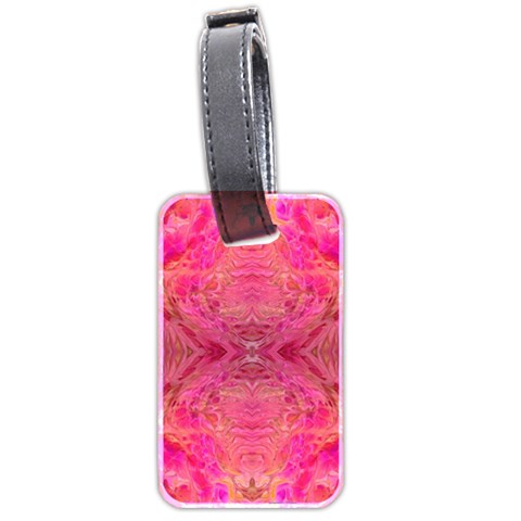 Pink Pour  Luggage Tag (two sides) from ArtsNow.com Front