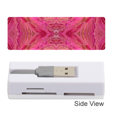 Pink Pour  Memory Card Reader (Stick) from ArtsNow.com Front