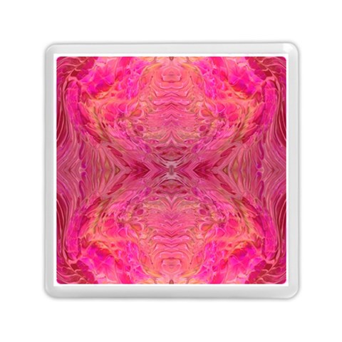 Pink Pour  Memory Card Reader (Square) from ArtsNow.com Front
