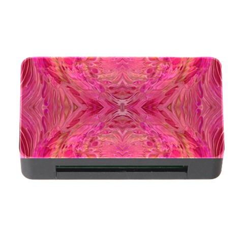 Pink Pour  Memory Card Reader with CF from ArtsNow.com Front