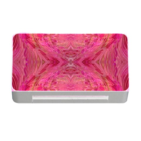 Pink Pour  Memory Card Reader with CF from ArtsNow.com Front