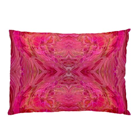Pink Pour  Pillow Case (Two Sides) from ArtsNow.com Front