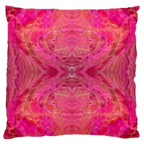 Pink Pour  Large Cushion Case (Two Sides) from ArtsNow.com Front