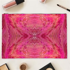 Pink Pour  Cosmetic Bag (XXL) from ArtsNow.com Front