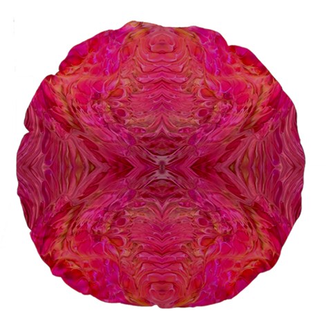 Pink Pour  Large 18  Premium Round Cushions from ArtsNow.com Front