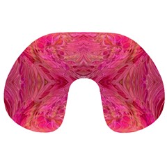 Pink Pour  Travel Neck Pillow from ArtsNow.com Front