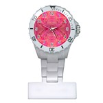 Pink Pour  Plastic Nurses Watch