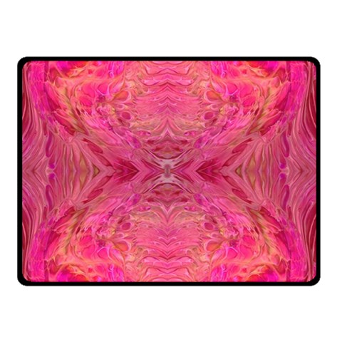 Pink Pour  50  x 40  Two Sides Fleece Blanket (Small) from ArtsNow.com 45 x34  Blanket Front