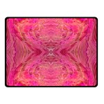 Pink Pour  50  x 40  Two Sides Fleece Blanket (Small)