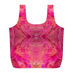 Pink Pour  Full Print Recycle Bag (L) from ArtsNow.com Back