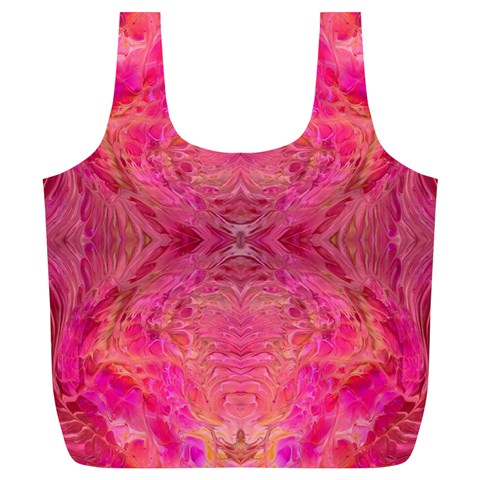 Pink Pour  Full Print Recycle Bag (XL) from ArtsNow.com Front