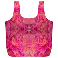 Pink Pour  Full Print Recycle Bag (XL) from ArtsNow.com Back
