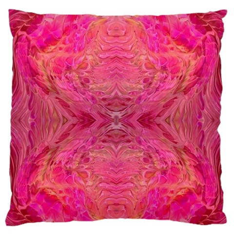 Pink Pour  Standard Premium Plush Fleece Cushion Case (One Side) from ArtsNow.com Front