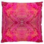 Pink Pour  Large Premium Plush Fleece Cushion Case (Two Sides)