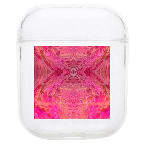 Pink Pour  Soft TPU AirPods 1/2 Case from ArtsNow.com Front