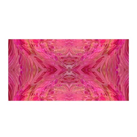 Pink Pour  Satin Wrap 35  x 70  from ArtsNow.com Front