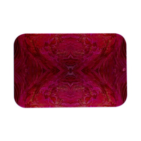 Pink Pour  Open Lid Metal Box (Silver)   from ArtsNow.com Front