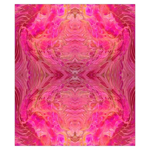 Pink Pour  Drawstring Pouch (XS) from ArtsNow.com Front