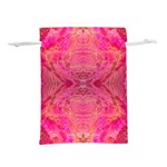 Pink Pour  Lightweight Drawstring Pouch (L)