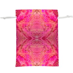 Pink Pour  Lightweight Drawstring Pouch (XL) from ArtsNow.com Front