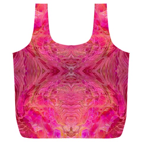 Pink Pour  Full Print Recycle Bag (XXL) from ArtsNow.com Front