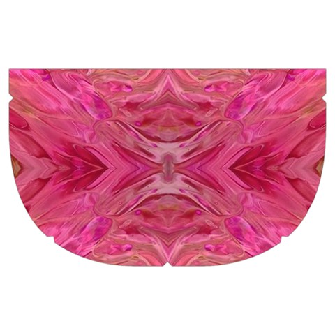 Pink Pour  Make Up Case (Medium) from ArtsNow.com Side Left