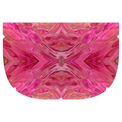 Pink Pour  Make Up Case (Large) from ArtsNow.com Side Left