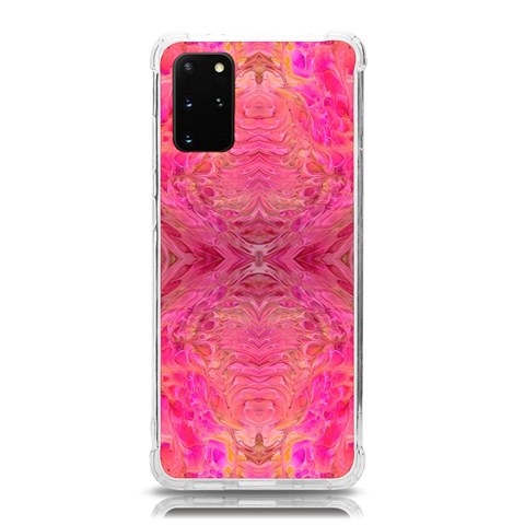 Pink Pour  Samsung Galaxy S20 Plus 6.7 Inch TPU UV Case from ArtsNow.com Front