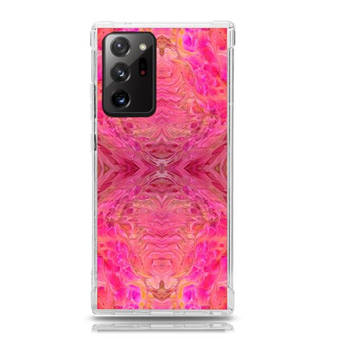 Pink Pour  Samsung Galaxy Note 20 Ultra TPU UV Case from ArtsNow.com Front