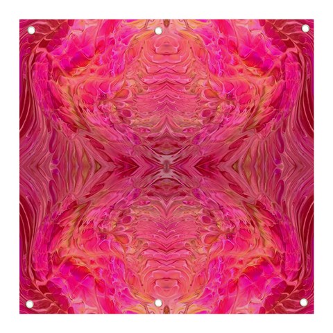 Pink Pour  Banner and Sign 3  x 3  from ArtsNow.com Front