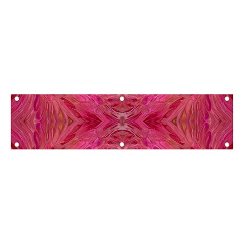Pink Pour  Banner and Sign 4  x 1  from ArtsNow.com Front