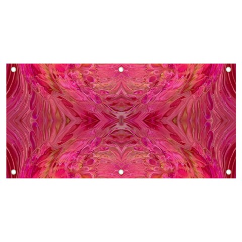 Pink Pour  Banner and Sign 4  x 2  from ArtsNow.com Front