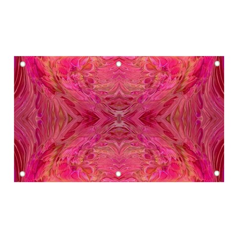 Pink Pour  Banner and Sign 5  x 3  from ArtsNow.com Front