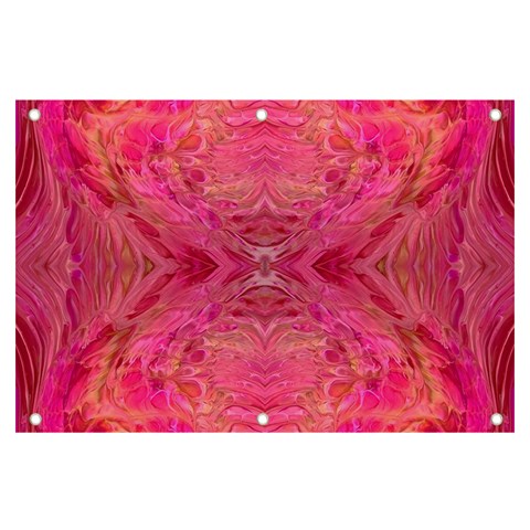 Pink Pour  Banner and Sign 6  x 4  from ArtsNow.com Front