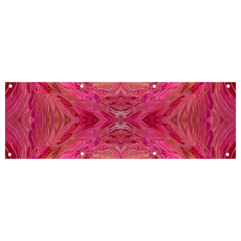 Pink Pour  Banner and Sign 9  x 3  from ArtsNow.com Front