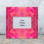 Pink Pour  White Box Photo Frame 4  x 6 