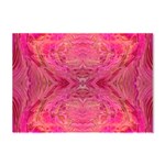 Pink Pour  Crystal Sticker (A4)