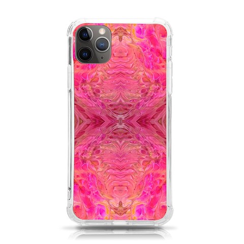 Pink Pour  iPhone 11 Pro Max 6.5 Inch TPU UV Print Case from ArtsNow.com Front